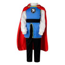 Fantasia de Príncipe Encantado Menino Infantil Com Capa