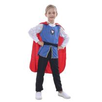 Fantasia de Príncipe Infantil com Capa Vermelha Fantasia de Príncipe Infantil com Capa Vermelha