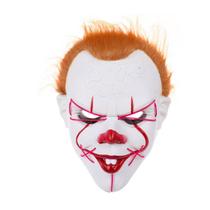 Fantasia de rosto inteiro Mask Out Of Dark Clown Play Face C