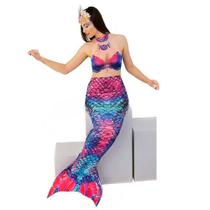 Fantasia de Sereia Adulto de Carnaval Com Cauda Fantasia de Sereia Adulto de Carnaval Com Cauda