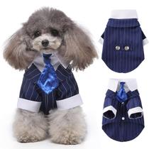 Fantasia de smoking para cães, roupa de festa de casamento ajustável DENTRUN