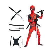 Fantasia De Super-Herói Para Crianças Com Espada Para Meninos E Meninas Halloween Carnaval