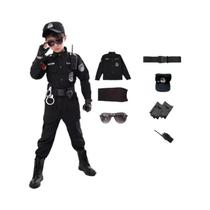 Fantasia De Uniforme De Polícia Infantil 2024, Roupa Engraçada De Cosplay De Policial Para Meninos E