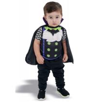 Fantasia de Vampirinho p/ Bebê Com Capa e Calça Muito Fofo Fantasia de Vampirinho p/ Bebê Com Capa e Calça Muito Fofo