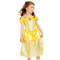 Fantasia de Vestido da Princesa Bela Disney para Meninas Tamanho 4-6X