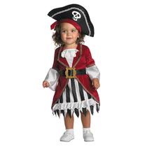 Fantasia Disguise Pirate Princess para bebês de 12 a 18 meses