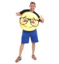 Fantasia Divertida Nerd Emoji Adulto Fantasia Divertida Nerd Emoji Adulto