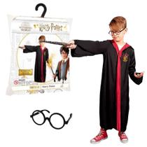 Fantasia do Harry Potter Infantil Capa Grifinória de Luxo Fantasia do Harry Potter Infantil Capa Grifinória de Luxo