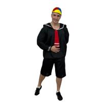 Fantasia Do Kiko Da Turma Do Chaves Adulto Masculino Cosplay - Vendaval