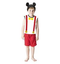 Fantasia do Mickey Infantil Curta Com Orelhinhas Fantasia do Mickey Infantil Curta Com Orelhinhas