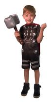 Fantasia Do Thor Macacão Curto Infantil Cosplay Fantasia Do Thor Macacão Curto Infantil Cosplay