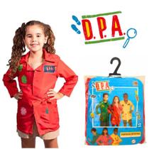 Fantasia DPA Infantil Capa Vermelha de Detetive Fantasia DPA Infantil Capa Vermelha de Detetive