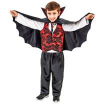 Fantasia Drácula Infantil Longa com Capa