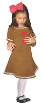 Fantasia Dress Up America Gingerbread Man Girl Fantasia Dress Up America Gingerbread Man Girl