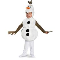 Fantasia ELEGAWHISPR Olaf para crianças, boneco de neve, Halloween, cosplay
