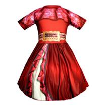 Fantasia Elena de Avalor Vestido Princesas Disney Infantil
