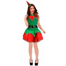 Fantasia Elfo Duende Verde Natalino Adulto Com Chapéu e Cinto Fantasia Elfo Duende Verde Natalino Adulto Com Chapéu e Cinto