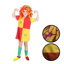 Fantasia Emília Infantil Luxo Vestido com Acessórios Fantasia Emília Infantil Luxo Vestido com Acessórios