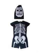 Fantasia Esqueleto Criança Halloween Dia Das Bruxas - Belos e Belas