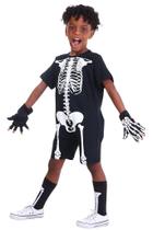 Fantasia Esqueleto Curto - HALLOWEEN - QUIMERA KIDS