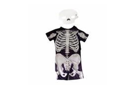 fantasia esqueleto Infantil Unisex Carnaval/Hallowen