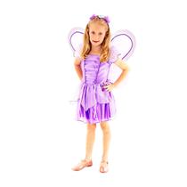 Fantasia Fada Encantada Lilás Infantil Fantasia Fada Encantada Lilás Infantil