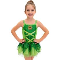 Fantasia Fada Infantil pra Menina Vestido Verde Sininho Tinker Bell Fantasia Fada Infantil pra Menina Vestido Verde Sininho Tinker Bell