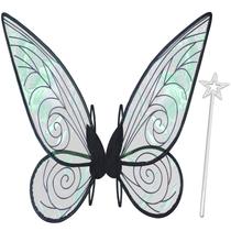 Fantasia Fairy Wings para adultos e meninas de quescu (Black)