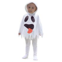 Fantasia Fantasma Bebê Poncho Unissex de Halloween Com Capuz - Sulamericana Fantasia Fantasma Bebê Poncho Unissex de Halloween Com Capuz - Sulamericana