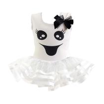 Fantasia Fantasma Vestido de Halloween Bebê Dia das Bruxas
