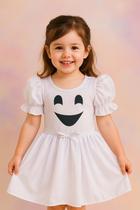 Fantasia Fantasminha Infantil Clássico Leve Confortável