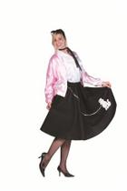 Fantasia feminina de Halloween para poodle da RG Costumes, roxa O/S