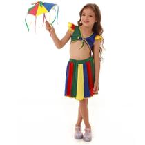 Fantasia feminina frevo com guarda chuva muvilê