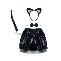 Fantasia Feminina Gatinho Infantil Aniversario Festa Bebê Escola Baile Saia Tule Asas Completa Anjo Negro Super Herói Fantasia Feminina Gatinho Infantil Aniversario Festa Bebê Escola Baile Saia Tule Asas Completa Anjo Negro Super Herói