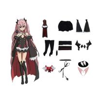 Fantasia Feminina Owari No Seraph Cosplay - Bruxa Vampira para Halloween