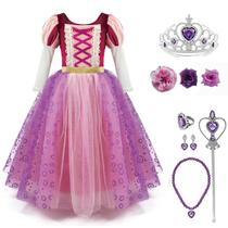 Fantasia feminina TYHTYM Rapunzel Dress Up Cosplay Party