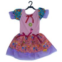 Fantasia Festa Junina Vestido Infantil C/ Colant - Sortidas