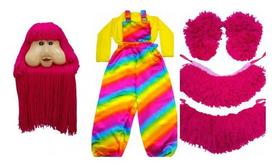 Fantasia Fofona Completo,máscara Fechada,trenzinhodaalegria Fantasia Fofona Completo,máscara Fechada,trenzinhodaalegria