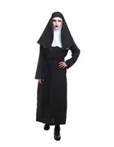 Fantasia Freira Halloween Adulta Terror Valak Mal Invocação