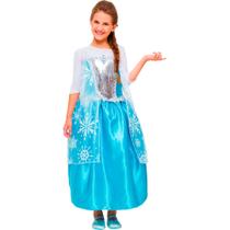 Fantasia Frozen Elsa - Luxo - Infantil Fantasia Frozen Elsa - Luxo - Infantil