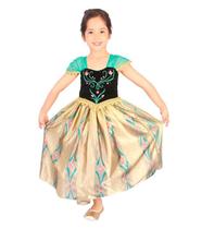 Fantasia Frozen Infantil Anna Baile de Luxo Disney Fantasia Frozen Infantil Anna Baile de Luxo Disney