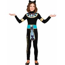 Fantasia Gata Preta Egípcia Infantil pra Menina de Luxo Completa com Orelhinhas e Cauda Fantasia Gata Preta Egípcia Infantil pra Menina de Luxo Completa com Orelhinhas e Cauda