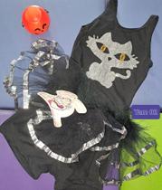 Fantasia gatinha halloween infantil Fantasia gatinha halloween infantil