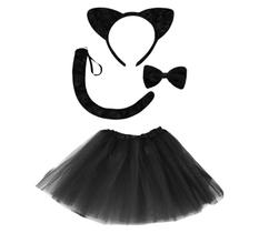 Fantasia Gatinha Kit Gata Carnaval Cosplay Animal Dia dos Namorados Fantasia Gatinha Kit Gata Carnaval Cosplay Animal Dia dos Namorados