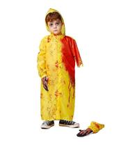 Fantasia George It a Coisa Capa Amarela com Sangue + Luvas Fantasia George It a Coisa Capa Amarela com Sangue + Luvas