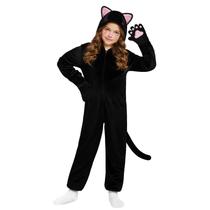 Fantasia GKTZ Black Cat para meninas, Halloween, crianças de 8 a 10 anos