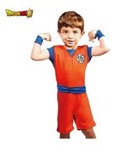 Fantasia Goku Dragon Ball Cosplay Infantil Tam P