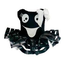Fantasia Halloween Bebe Luxo Fantasminha Preta Fantasma