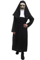 Fantasia Halloween Feminina Freira Valak Do Mal Adulta Fantasia Halloween Feminina Freira Valak Do Mal Adulta