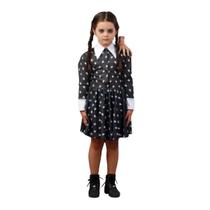 Fantasia Halloween Infantil Feminina Wanda Estampada